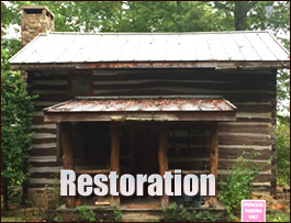 Historic Log Cabin Restoration  Madison County, Ohio